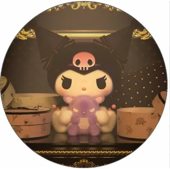 Jedlá dekorace na dort Jedlý papír Kuromi pirát 19,5 cm