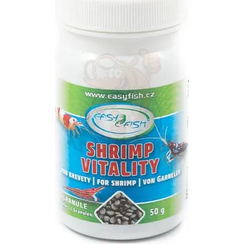 Krmivo pro rybičky EasyFish Granule Shrimp vitality pro krevety 50 g