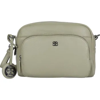 Kabelka Dámská kožená crossbody kabelka Bellicci Norra - zelená