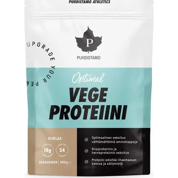 Protein Puhdistamo Optimal Vegan Protein 600g Příchuť: vanilka