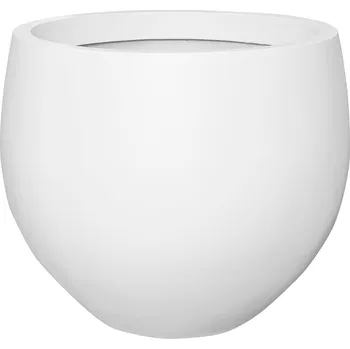 Květináč Jumbo orb Matte white S - Ø 87 cm / V 73 cm