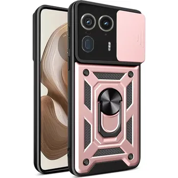 Pouzdro na mobilní telefon Kryt Motorola EDGE 50 Ultra Techsuit CamShield Pro rose gold