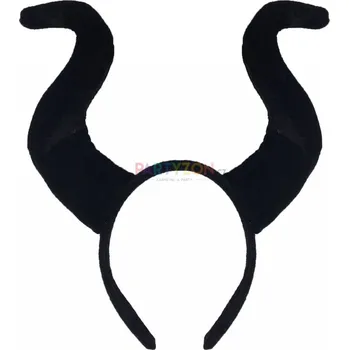 Karnevalový doplněk Černé rohy Zloba