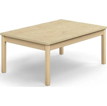 Psací stůl Stůl DECIBEL, 1200x800x530 mm, akustické linoleum, bříza/béžová