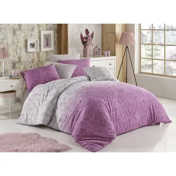 Povlečení Povlečení bavlněné Sarah růžová 200x140cm+90x70cm TiaHome