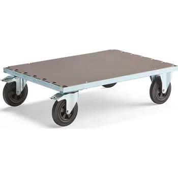 Plošinový vozík Vozík na deskový materiál ALLEY, 1000x700 mm, s brzdami