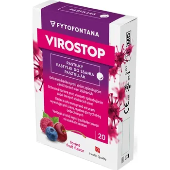 Lék Lékárna VIROSTOP pastilky lesní ovoce 20ks