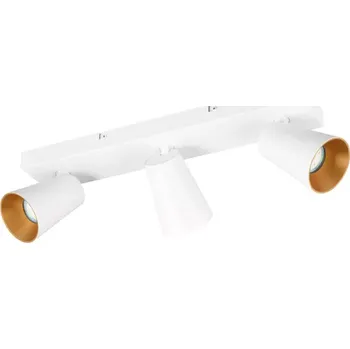 Bodové svítidlo Trio Leuchten 817100331 SHARP - Trojbodové stropní svítidlo v bílé barvě, 3 x GU10 (Bodové stropní svítidlo v bílé barvě)