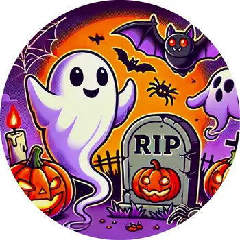 Jedlá dekorace na dort Jedlý papír Halloween