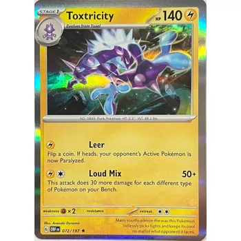 Karetní hra The Pokémon Company Pokémon TCG: Toxtricity Holo 072/197