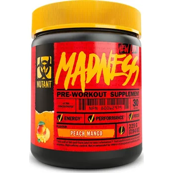 Anabolizér Předtréninkový stimulant Mutant Madness 225 g - PVL Příchuť: limonáda