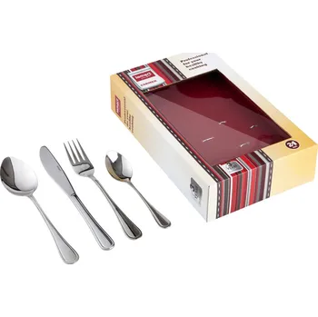 Příbor Fastplus Lamart Carmen (stříbrná) (24ks)