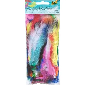 Barevná peříčka nadýchaná varianta pestrá