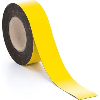 Lepicí páska Magnetická páska, 50 mm, délka 20 m, žlutá