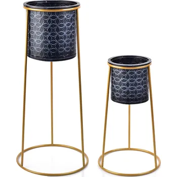 Květináč Sada 2 vzorovaných květináčů SWEN