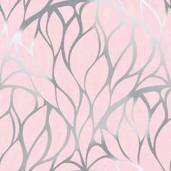 Velurové potahové látky s potiskem. Křivky Stříbrné na Růžovém