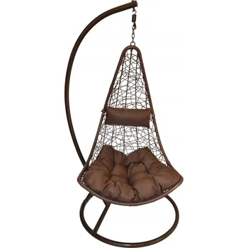 Zahradní houpačka Axin Trading s.r.o. Houpačka závěsná Margarita hnědý polstr