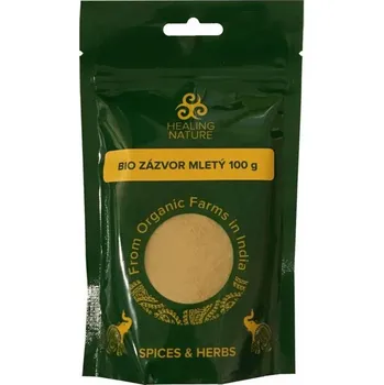 Koření Healing Nature Bio zázvor mletý 100g