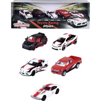 autíčko Dárková sada autíček TOYOTA Racing 5 ks 1:64