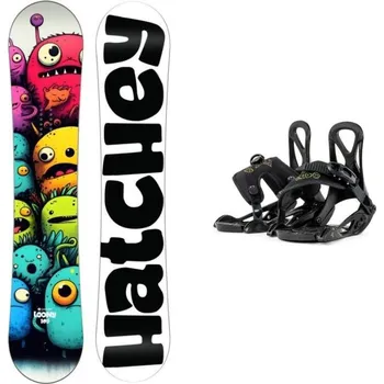 Snowboard Hatchey Loony dětský snowboard + Beany Kido vázání 110 cm + XXS (EU 25-32) + DÁREK + Doprava ZDARMA