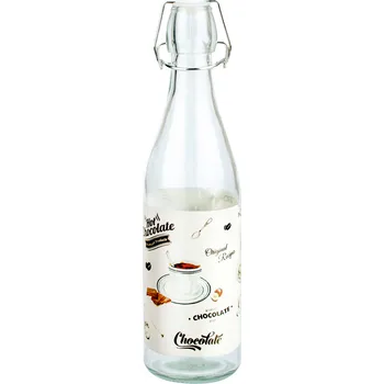 Sklenice Skleněná láhev s patentním uzávěrem TORO 1l café bistro