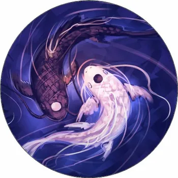 Jedlá dekorace na dort Jedlý papír koi kapři 19,5 cm