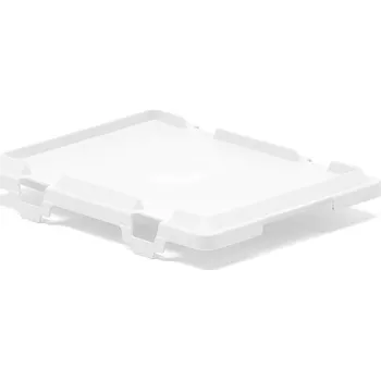 Odpadkový koš Víko na nádoby na tříděný odpad, 375x265 mm, bílé