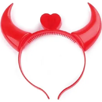 Balónek Svítící čelenka s čertovskými rohy