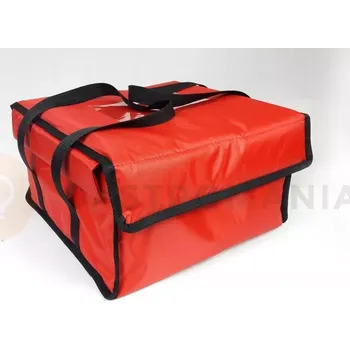 Termobox Taška na 18 nádob na polévku 300 ml, nylonový, magnetický uzávěr, černý s červeným lemováním | FURMIS, ZUPKI 18