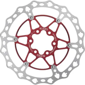 Brzda na kolo Brzdový kotouč A2Z TY-SPV-160TS-list, červená