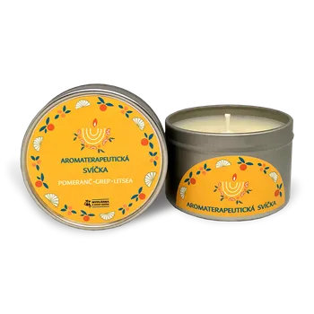 Svíčka Osvěžující svíčka s citrusy