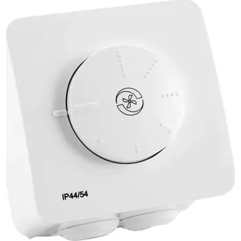 Průmyslový ventilátor Regulátor RN300, RN 1A/IP54 otočný tlačítkový pro průmyslové ventilátory, možnost instalace na omítku Klimatom