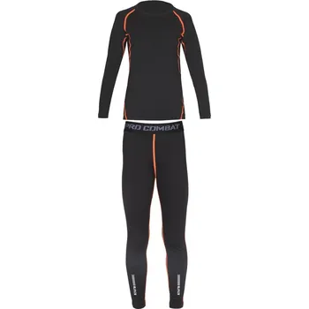 Set dětského termoprádla Merco Kid Warm oranžová 150