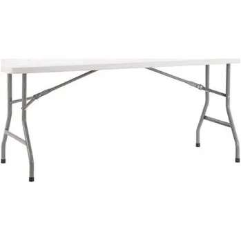 Jídelní stůl Skládací stůl HOTELUM 183 LIGHT, 183 x 75 cm, bílý HQ-C183