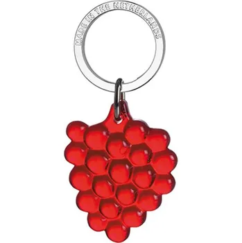 Přívěsek na klíče Hrozen 2000ks Recyklovaný akryl, plochý ražený kroužek