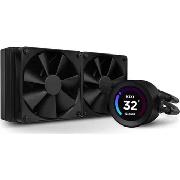 Vodní chlazení NZXT vodní chladič Kraken 240 ELITE / 2x120mm fan / 4-pin PWM / LCD disp. / 6 let