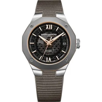 Hodinky Baume & Mercier - M0A10720 - AUTOMATIC WATCH, DATE DISPLAY, STEEL TITANIUM - 39 MM