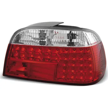 Zadní světlomet TUNING-TEC Zadní světla BMW E38 95-02 - krystal/červené LED