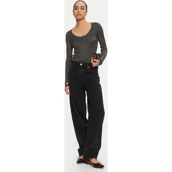 Dámská móda Hugo Svetr Sunessya 50522557 Černá Slim Fit XXL