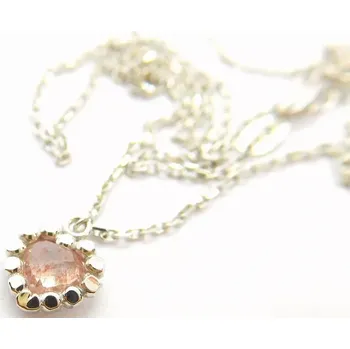 Souprava šperků Klenoty Budín Zlatý náhrdelník z bílého zlata srdce s drahokamenem CARRY QUARTZ 4,5mm 585/1,85gr 42+3cm 1491381 (Klenoty Budín Zlatý náhrdelník z bílého zlata srdce s drahokamenem CARRY QUARTZ 4,5mm 585/1,85gr 42+3cm 1491381)