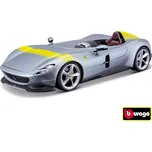 Bburago Ferrari Monza SP1 stříbrná modrá 1:24