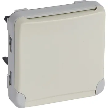 Elektroinstalační materiál PLX55 ZÁS. 2P+T 16A DO ŠS BÉŽ. *069622 Legrand