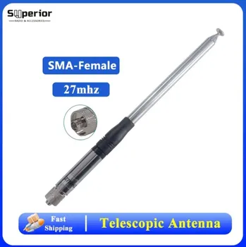 Vysílačka OEM CB teleskopická anténa 27 MHz TNC SMA BNC Konektor: SMA