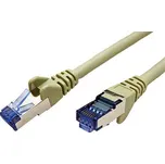 S/FTP patchkabel kat. 6a, LSOH, 30m, šedý