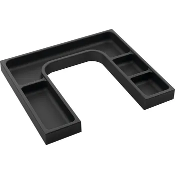 SAPHO LINDO &quot;U&quot; organizér 372x36x323mm, plast, antracit LD001