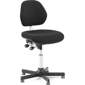ESD Pracovní židle AUGUSTA, 475-600 mm, černá