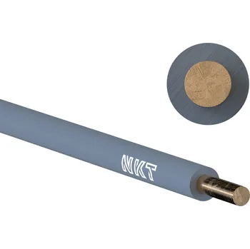 elektrický kabel Vodič CY 10 H07V-U šedý drát měděný s izolací