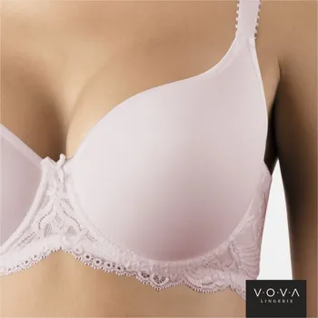 Podprsenka VOVA Dámská podprsenka Vova 32523 silver peony - starorůžová - 90C