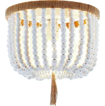 ACA DECOR Stropní svítidlo SPETSES White, 1xE27, IP20