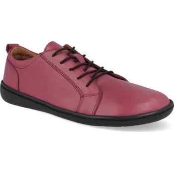 Dámské tenisky Barefoot dámské polobotky KTR - Timoti Bordeaux vínové Velikost: 41